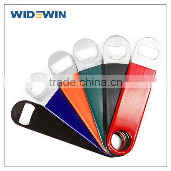 Stainless steel Bottle Opener with PVC coated,metal bottle opener