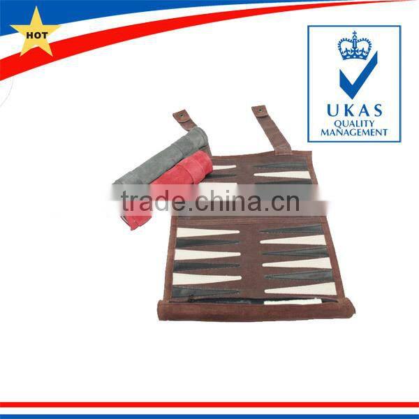 genuine leather backgammon set