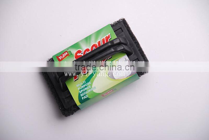 Cleaning Scouring pad Brush with hold 6019