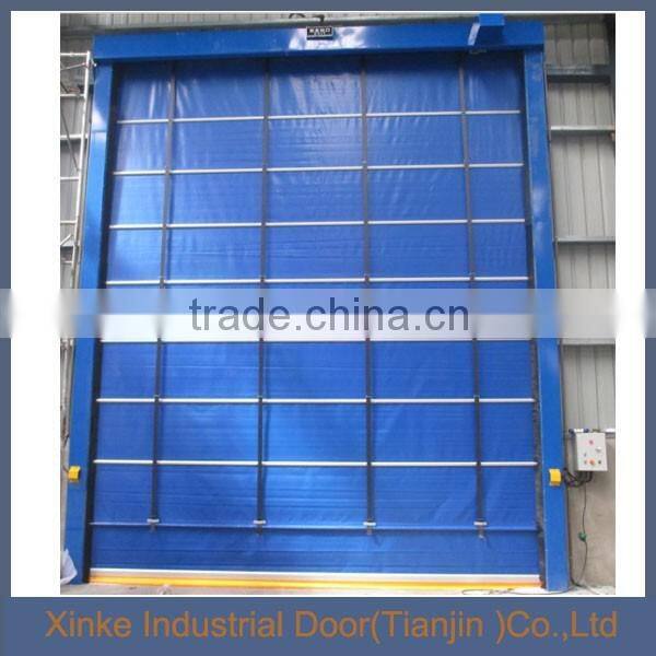 fast folding industrial door/ high speed automatic stacked door STD-003