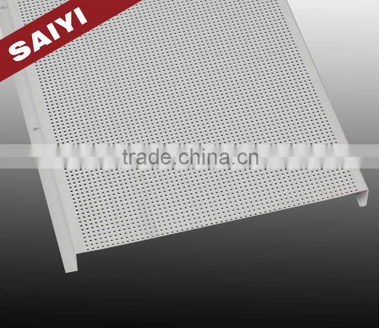 Aluminum perforated strip ceiling for home decoration