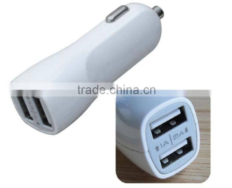 White car usb flash drive charger with high quality