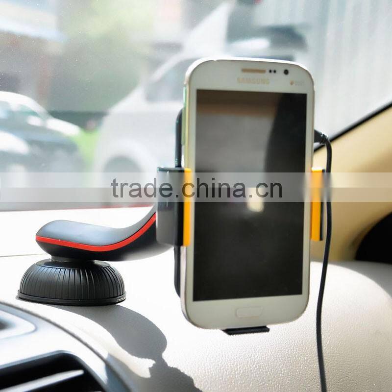Qi Wireless Car Charger Holder Wireless Charging Pad Transmitter Charger For iphone