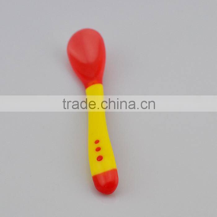 High quality Silicone Baby Feeding Spoon and Fork for Kids