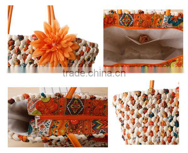 Newest straw women basket bag,straw basket bag