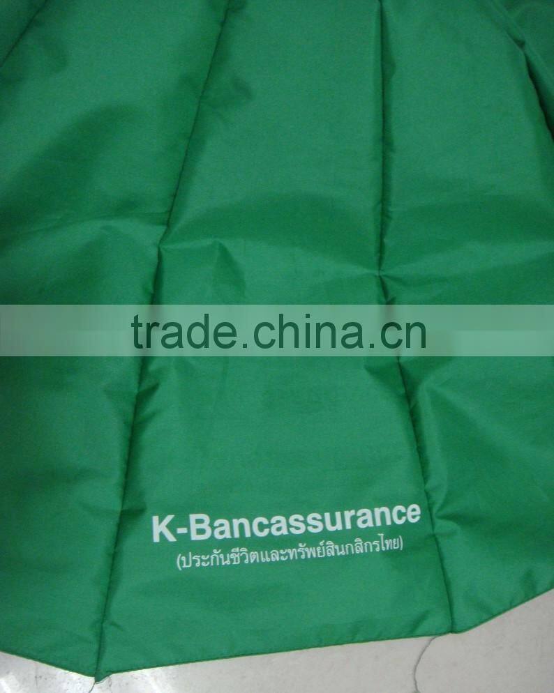 22"16k watermark printing umbrella,walking stick rain umbrella,crutch umbrella