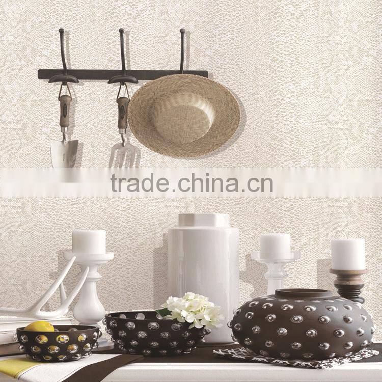 European style non- woven wallpaper for bedroom decoration