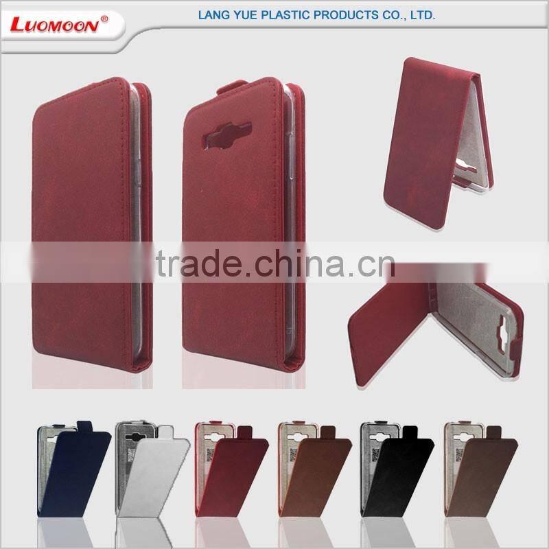 up down flip leather mobile phone case cover for xiaomi redmi mi 2 a note