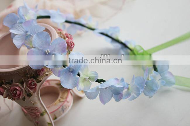 White Flower Head Wreath Garland For Wedding Prom Party And Christmas Decoration