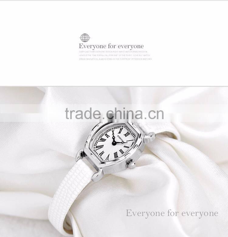 2016 Fashion vintage women watch Genuine leather waterproof women watch lady