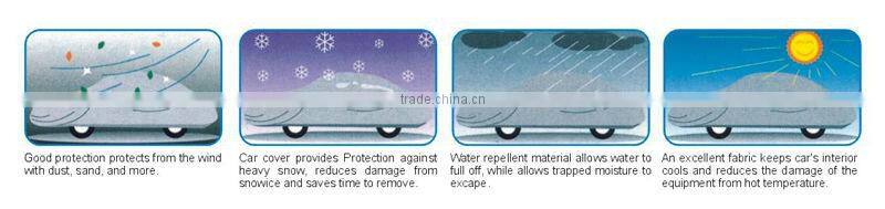 cheap PEVA & PP cotton waterproof car cover
