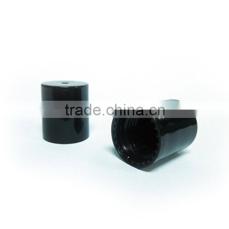 Special Price D19 black lip balm tube plastic caps