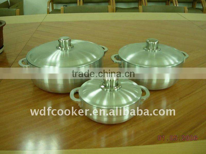 6pcs aluminum casseroles