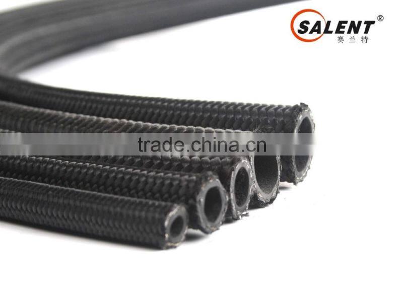 Stainless Nylon Braided Fuel Line Flexible Oil Gas Hose AN12
