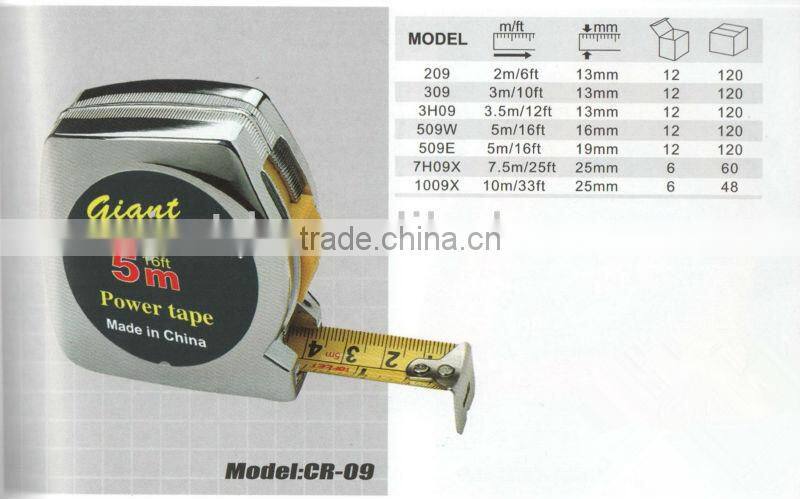 Rubber covered Power Tape/ Tape Measure