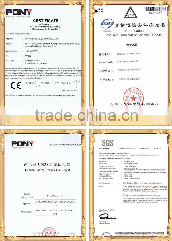 LI-IONRechargeable Battery 3.7v 2000ma