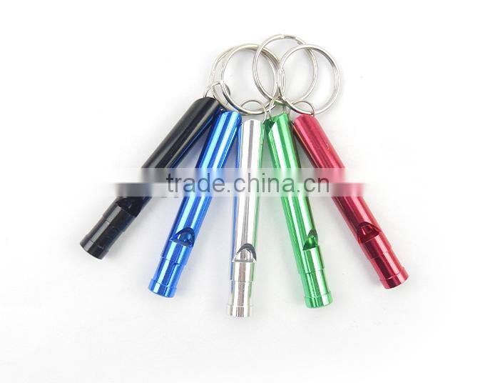 creative mini keychain Aluminum promotional funny whistle