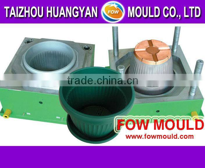 Custom high quality plastic flower pot mould