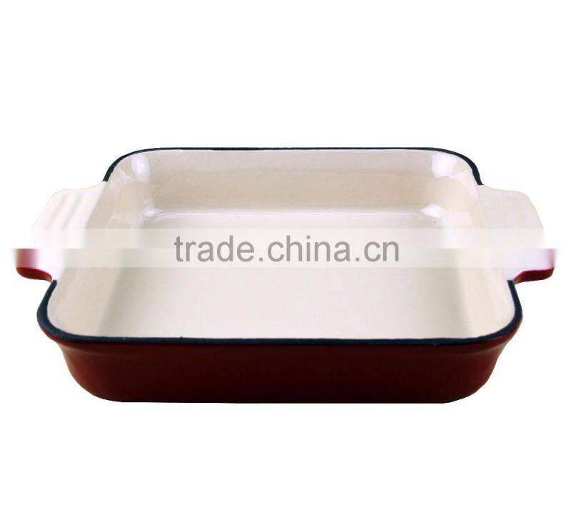 enamelled cast iron roaster pans