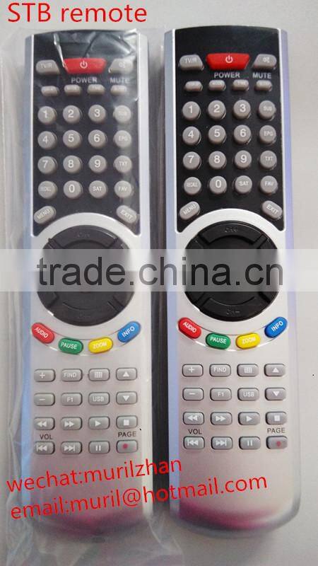 ZF Black 43,46 Keys Satellite Receiver tocombox Remote Control for TOCOMSAT to South America market