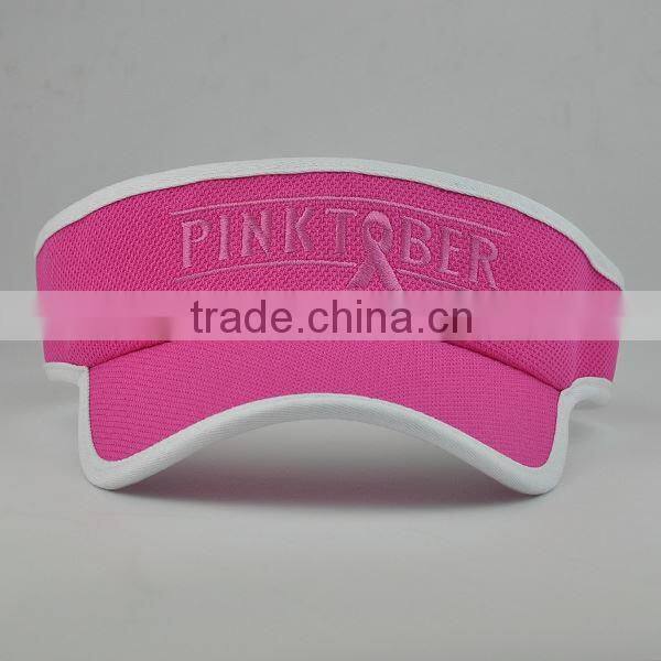 cheap sun visor/visors 100% cotton