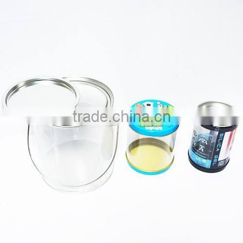high quality wholesale plastic tube with printing ,beautiful round gift box