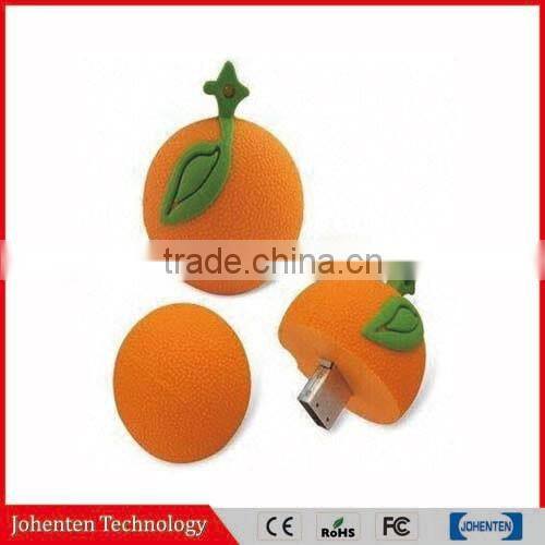 PVC custom USB flash drives fruit strawberry shape wholesale