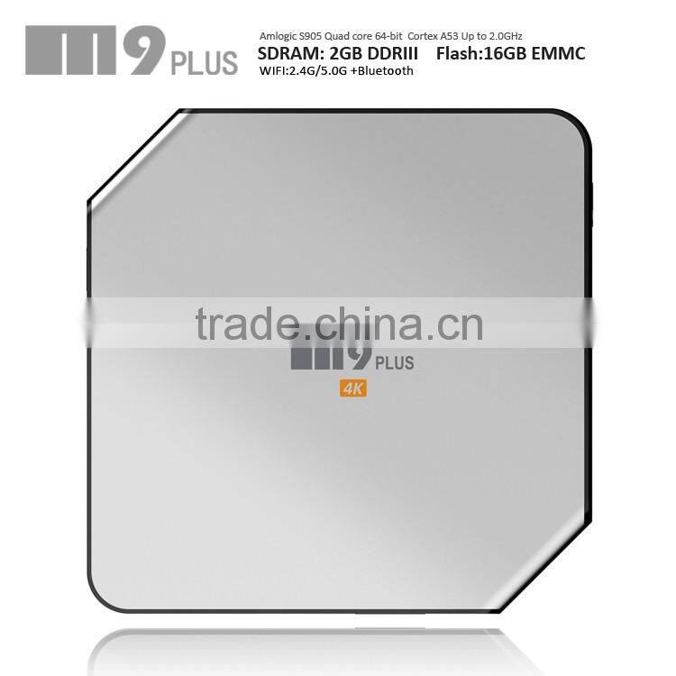 Bluetooth4.0 Media Player Android TV Box AmlogicS905 OTT Smart TV Box