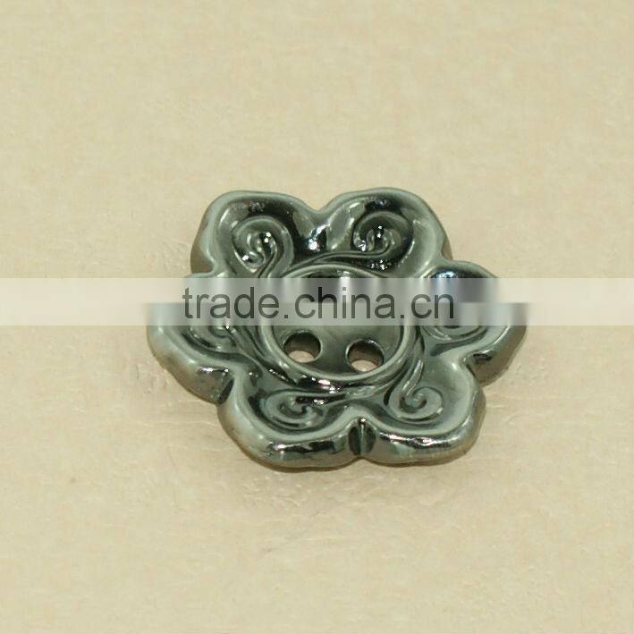 4-hole Flexible Metal Buttons for clothing