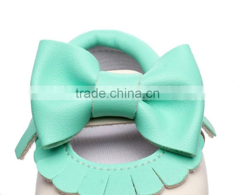 Excellent Design Fashion Simple Cheap price colorful leather babyshoes