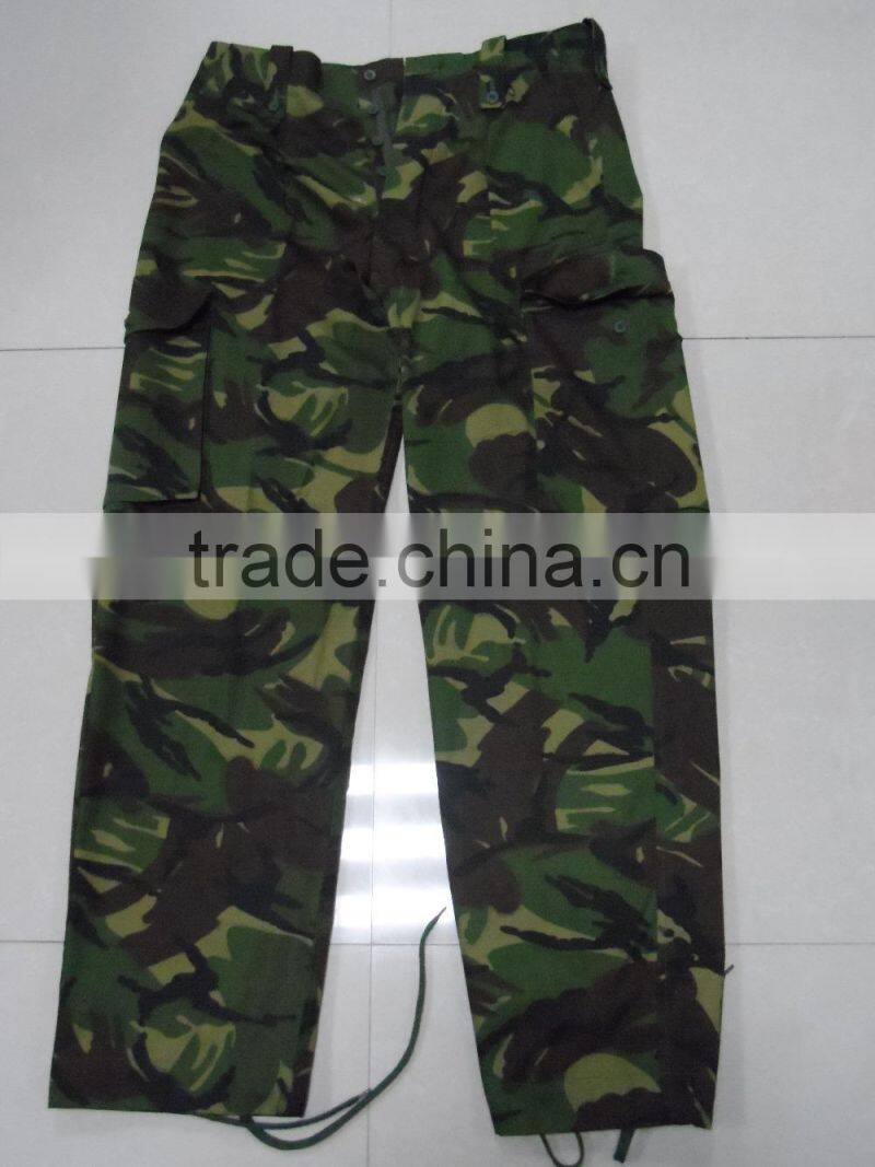 OEM cotton polyester ripstop greece army jungle camouflage battle dress uniform clothing