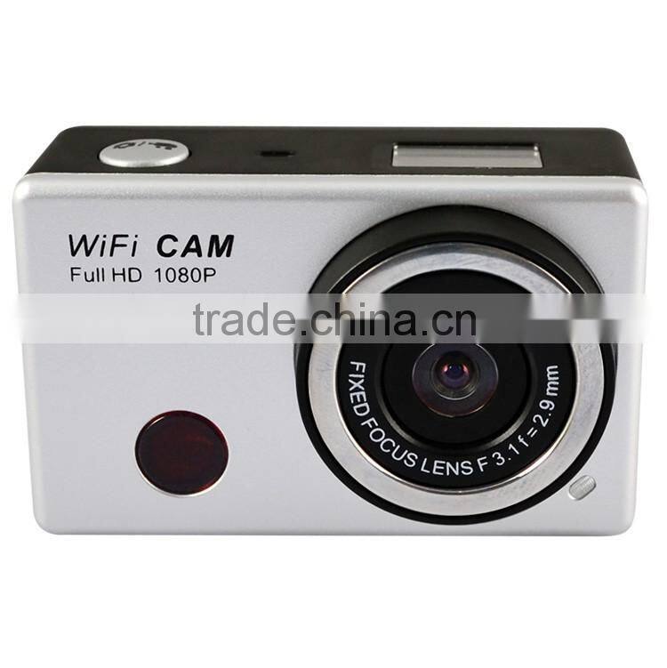 High quality waterproof wifi full hd 1080p action camera sport