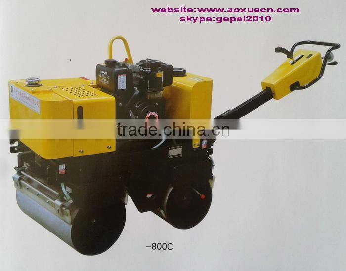 High quality double drum hydraulic concrete construction road roller