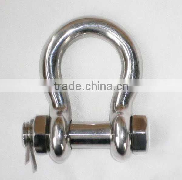 carbon steel U.S type bow anchor shackle lifting shackles