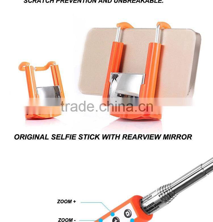 2015 Wholesale Mini Foldable Bluetooth Selfie Stick Wireless Selfie Stick, Monopod Selfie-stick