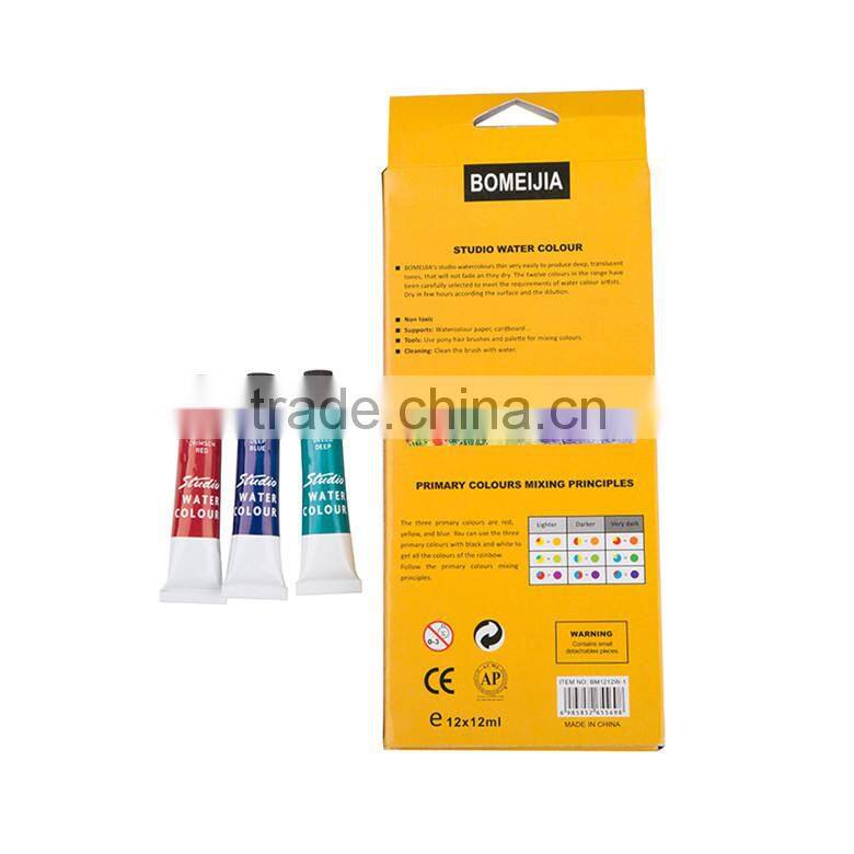 BOMEIJIA 12colors water color paint set