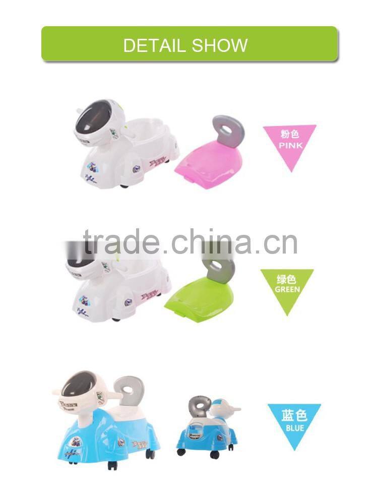 2016 Newest design mini plastic baby potty seat with music