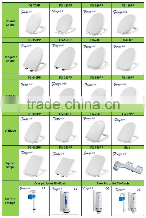 High quality elongated toilet seat hinges stainless steel