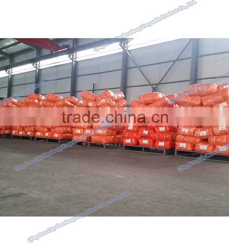 Waterproof China PE tarpaulin factory hot sale truck tarpaulin,Orange red pe tarpaulin, pe tarpaulin covers