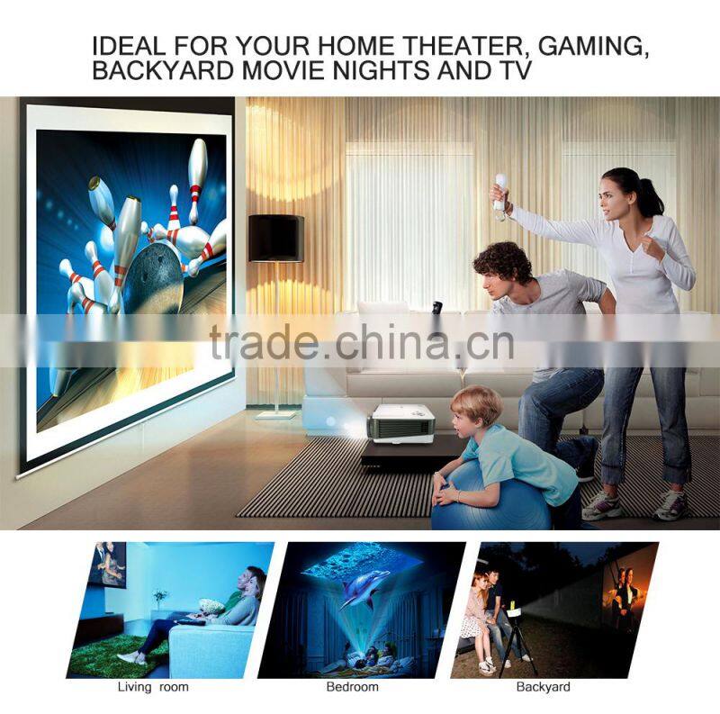 Newest best competitive price projector with 1024 x 600 led home projector
