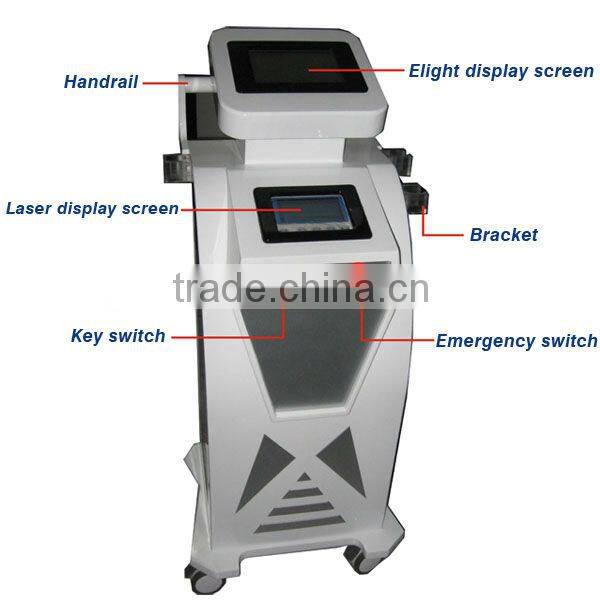 IPL + Laser + RF E light ipl hair removal machine