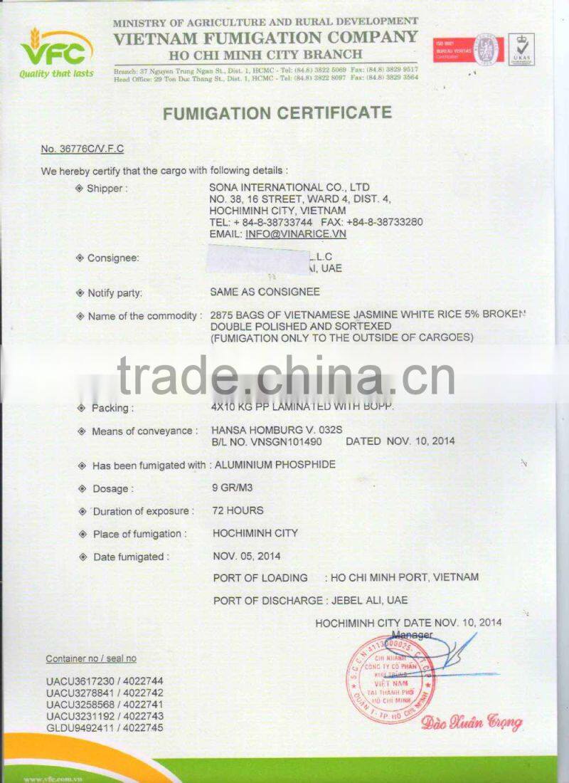 Japonica Round Rice sales3 @ vinarice.vn