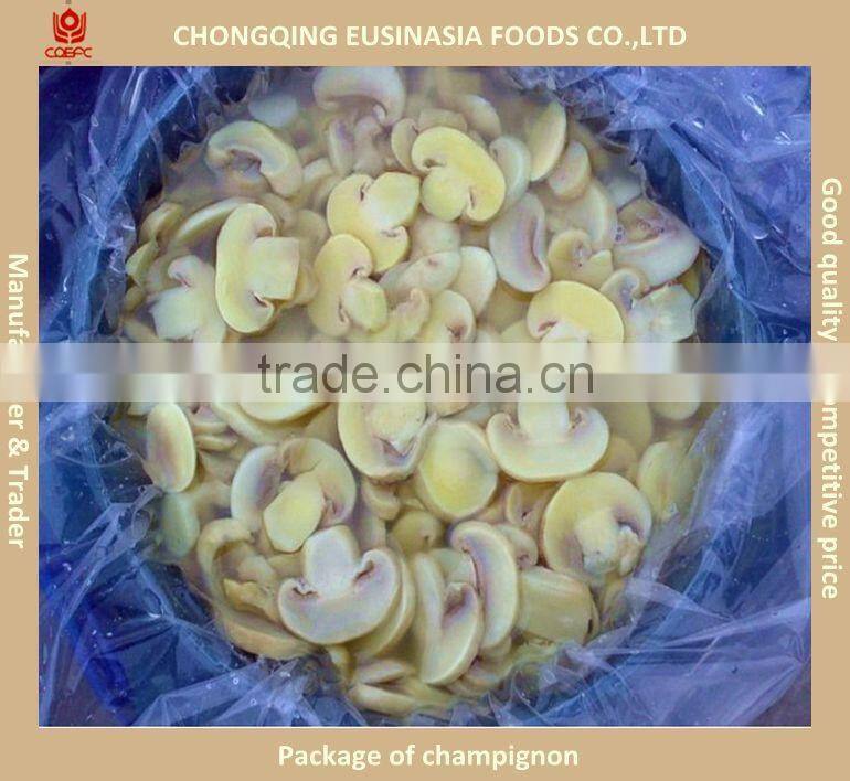 boiled canned champignon mushroom