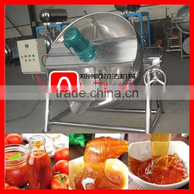 500Liter steam heating tilting jacketed kettle /candy cooking pot/ jacketed cooking pot