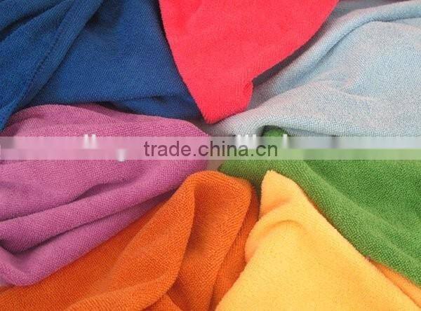 promotional microfiber towel for car, kitchen towel, microfiber terry towel
