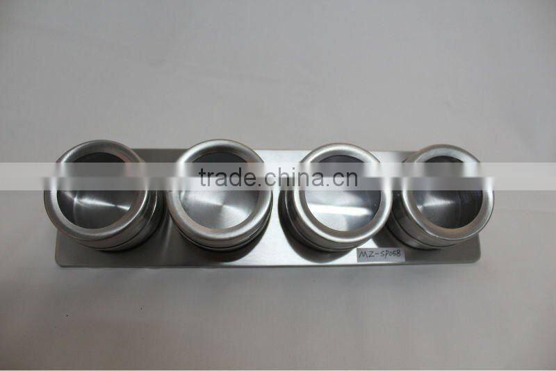 magnet steel spice can set sauce jar