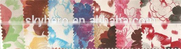 2015 Newest Zebra Printed Satin Luggage Fabric with Foam Backing