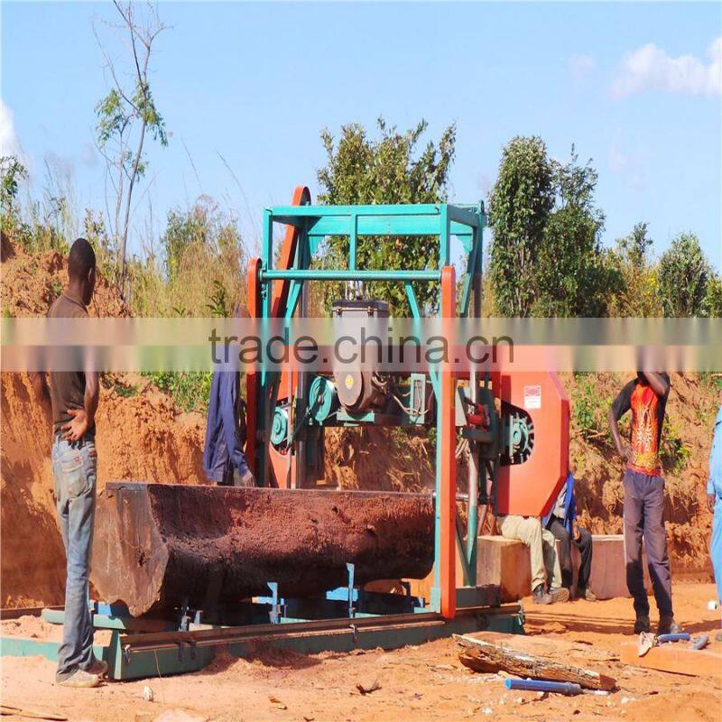 Zouping electric horizontal band wood sawmill machine for sale
