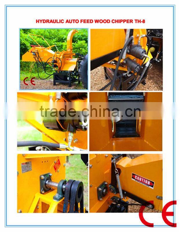 Wood chipper, CE approved