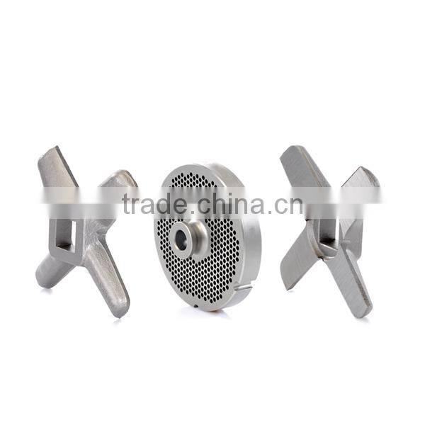 precision stainless steel hand operated meat mincer worm